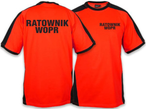 Koszulka RATOWNIK WOPR męska FLUO
