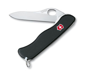 Scyzoryk Victorinox Sentinel OneHand z klipsem, czarny, Nylon