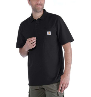Koszulka Carhartt Polo Contractor's Work Pocket black