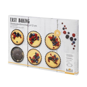 Formy do tartaletek EASY BAKING - 12 cm - 6 szt / Birkmann