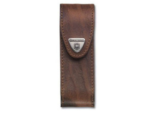 Etui Victorinox na pasek, skórzane, brązowe