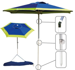 Parasol Plażowy Ogrodowy Royokamp Śr. 200cm Poliester