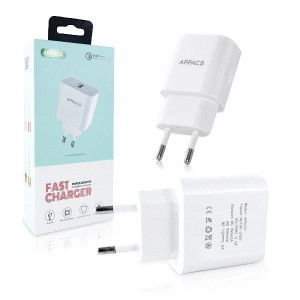 Ładowarka Appacs 1usb Qc 3.0 Szybkie Ładowanie