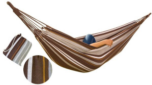 Hamak ogrodowy 2 osobowy XXL 250x150cm Saska Garden