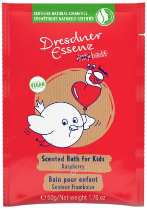 Naturalna Sól malinowa do kąpieli Kocham Cię! Dresdner Essenz