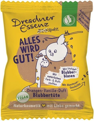 Naturalna Saszetka pomarańczowa do kąpieli Głowa do góry! Dresdner Essenz