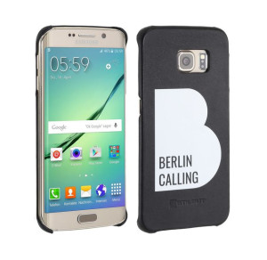 STILGUT Berlin Cover Etui do Samsung Galaxy S6 Edge - BLACK
