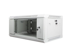 LANBERG Szafa instalacyjna wisząca 19'' 4U 600X450mm szara (drzwi        sz