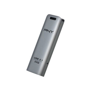 Pny Pendrive 64gb Usb3.1 Elite Steel Fd64gesteel31g-ef