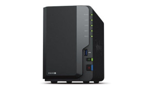 Synology Serwer NAS DS220+ 2x0HDD 2GB 2,9Ghz 2xRJ45 2xUSB3.0 2Y