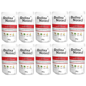 Pakiet Dolina Noteci Premium Bogata w Wołowinę 10 x 150 g