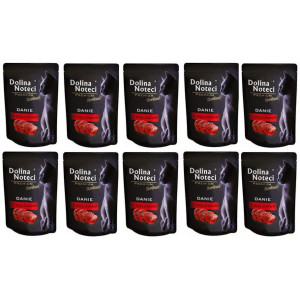 Pakiet Dolina Noteci Premium Danie z Wołowiny Sterilised 10 x 85 g