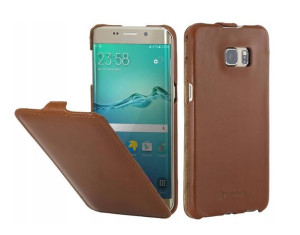STILGUT UltraSlim Etui do Samsung Galaxy S6 Edge Plus - COGNAC