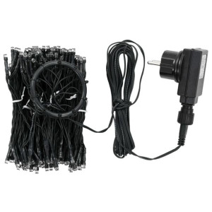 Lampki choinkowe w formie siatki, 150 LED, 150 cm