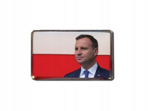 Przypinka POLSKI flaga prezydent DUDA wybory 2020