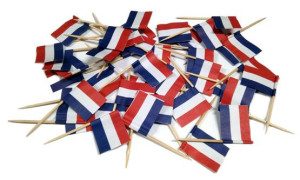 Wykałaczki Pikery flaga Niderlandy Holandia 200szt