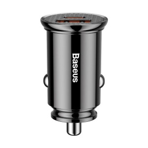 Ładowarka samochodowa Baseus Circular PD QC4.0+ 5A 30W (czarna)