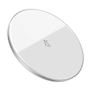 Bezprzewodowa ładowarka indukcyjna Baseus Simple, 15W (biała)