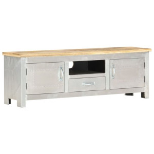 Szafka Aviator pod TV, 120 x 30 x 40 cm, lite drewno mango