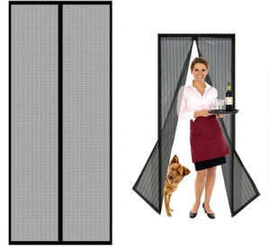 210cm Magic Mesh Moskitiera Siatka Drzwi Balkonowe