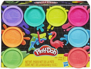 PLAY-DOH Neonowy Zestaw 8 Pojemników E5063 2+