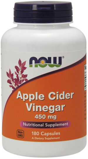 NOW Foods Apple Cider Vinegar OCET JABŁKOWY 180 kapsułek / 450 mg