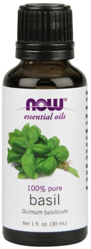 NOW foods Olejek eteryczny BASIL OIL - olejek bazylia  - 30 ml