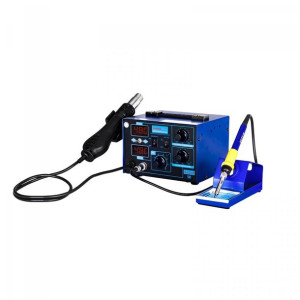 Stacja lutownicza - 75 W - 2 x kolba - zasilacz - 2 x LED STAMOS 10021027 S