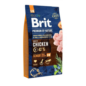 Brit Premium By Nature Chicken Senior Kurczak Karma Dla Starszych Psów Mały
