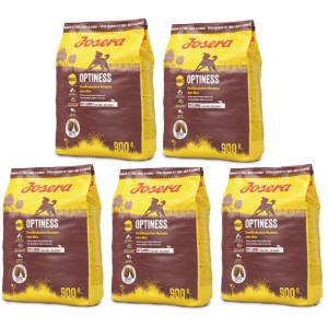 Pakiet Josera Optiness Średnie i Duże Rasy Jagnięcina 5 x 900 g