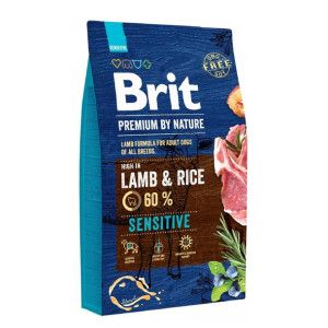 Brit Premium By Nature Sensitive Lamb & Rice Jagnięcina & Ryż Karma Dla Dor