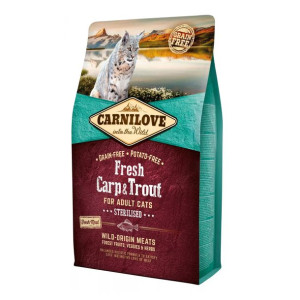 Brit Carnilove Fresh Carp & Trout Karp Pstrąg Sterilised Cats Karma Dla Kot