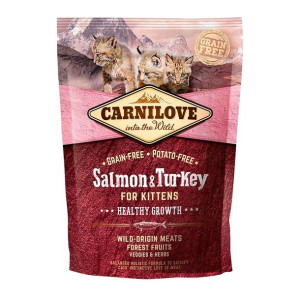 Brit Carnilove Kittens Healthy Growth Salmon & Turkey Łosoś & Indyk Karma D