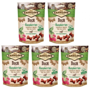Pakiet Przysmaków Brit Carnilove Duck & Raspberries Kaczka Malina 5 x 50 g