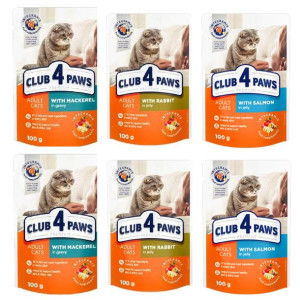 Pakiet Club 4 Paws Mix Smaków 6 x 100 g