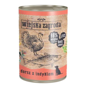 Wiejska Zagroda Dorsz z Indykiem 400 g