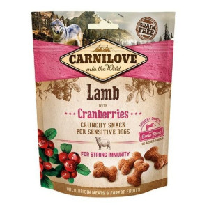 Brit Carnilove Strong Immunity Snack Odporność Lamb with Cranberries Jagnię