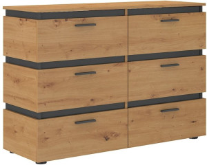 Komoda Faro 120 cichy domyk  dąb artisan