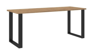 Stół prostokątny 185x67 LOFT metalowe nogi