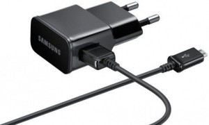 Ładowarka Sieciowa Samsung I9500/ G900 Oryg. - Black