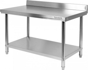 Stół Przyścienny Z Półką Składany 1600×700×h850+100 Mm Yato Yg-09035 Yg-090