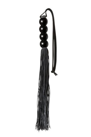 Pejcz-gp Silicone Flogger Whip Black