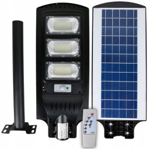 Lampa Uliczna Latarnia Solarna 120w Pilot + Uchwyt