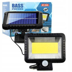 Halogen Lampa Led Solarna Panel Z Czujnikiem Ruchu