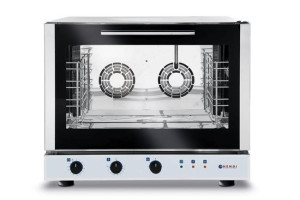 Piec konwekcyjny z nawilżaniem 4x GN 1/1 –  elektryczny, sterowanie manualn