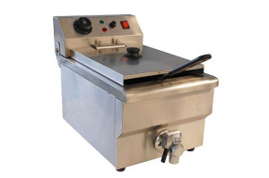Frytownica elektryczna pojedyncza 10l z kranikiem spustowym COOKPRO 7500200
