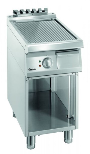 Płyta grillowa 700, szer400,ryflowaną