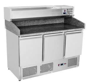 Stół do pizzy 3-drzwiowy z chłodz. witrynką SP - 903 REDFOX 00007345 SP - 9