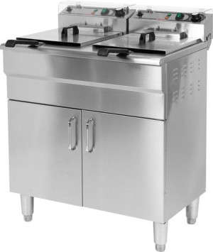 Frytownica Dwukomorowa 2x17,5l Z Szafką Yato Yg-04638 Yg-04638