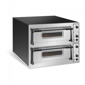 Piec do pizzy - dwukomorowy - 12 pizz 32 cm RC-POB66 ROYAL CATERING 1001180